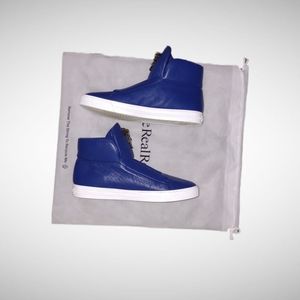 Versace Palozzo Blue with gun metal Medusa head size 12